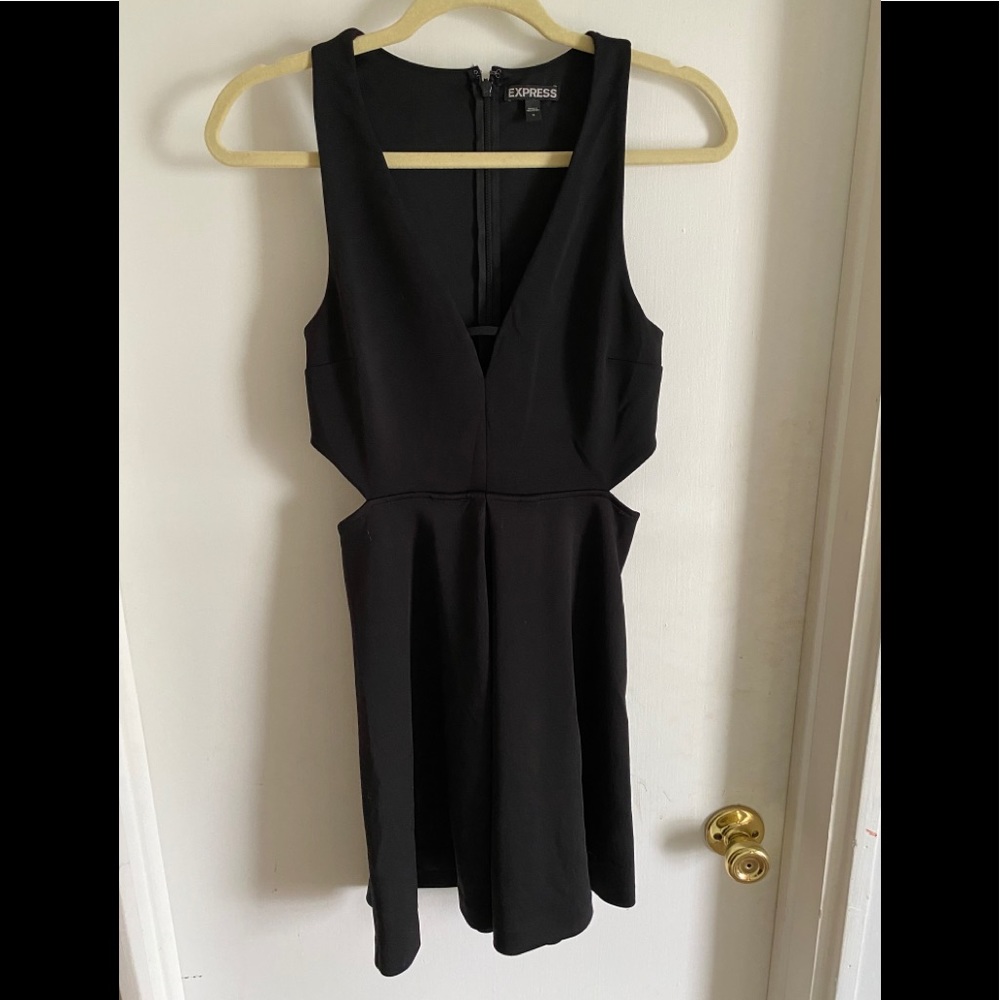 Black cutout dress